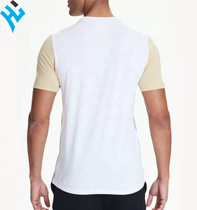 Camiseta de manga corta de verano para hombre, camisa de secado rápido 100% de algodón con cuello redondo y tres colores a la moda, personalizable - Product Image 6