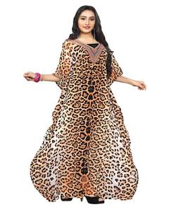 V Neck Abaya Muslim <b>Women</b> Lady Acetate Satin Long Robe <b>Kaftan</b> Dress - Product Image 1