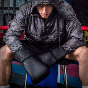 Production 14OZ Fitness Professional Punching Training PU Boxing Gloves - Product Image 4