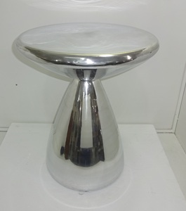 Home Furniture Living Room Round Metal <b>Table</b> Coffee <b>Table</b> Accent Coffee <b>Side</b> <b>Table</b> Antique Time Living Packing - Product Image 4