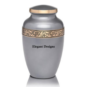 Affordable <b>Funeral</b> <b>Supplies</b> Metal Urn High Quality Handmade Designer Cremation Urn Hot Selling Luxury Cremation Urn From India - Product Image 1