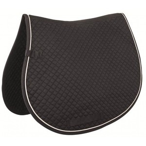 Joxar Tapis de selle de saut de haute qualité pour l'équitation équestre avec rembourrage en coton et doublure en tissu Tuyauterie élégante - Product Image 1