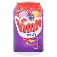 Vimto Fizzy कार्बोनेटेड स्पार्कलिंग पेय, ब्रिटेन से 330ml डिब्बे