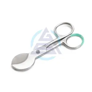 Umbilical Cord Cutting Scissors 5inch Custom Design Single Use Gynecological Professional Surgical Instruments