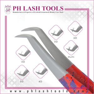 Vetus — pincettes pour Extension de cils, Volume 90 degrés, pince à épiler à pointe étroite pour faux cils, étiquettes personnelles - Product Image 2