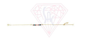 <b>Gold</b> Plated Multi Natural Gemstone Handmade Jewelry Statement Vintage Stylish Birthstone Boho <b>Bracelet</b> - Product Image 3