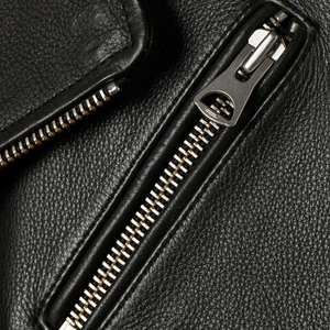 Veste en cuir pour hommes, vêtement décontracté, surdimensionné, Logo personnalisé, nouveau cuir noir, Punk, veste Pure, de luxe, 2021, nouvelle collection - Product Image 3