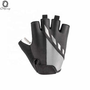 Mens Cycling <b>Gloves</b> Half Finger Fingerless Grip Padded Cycle <b>Glove</b> Racing Sport - Product Image 2