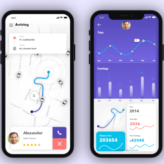 Высшая оценка, супер клон такси, приложение для дизайна и разработки | Приложение для такси на Android