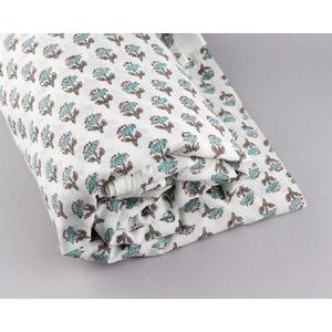 Women's Hand Block Printed Indian Cotton Sari Dyed Pattern Fabric for Weddings Bags Sewing & Decorative Purposes for Boys - Product Image 3