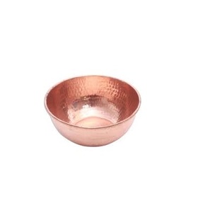 Cuenco de cobre martillado para mesa de comedor, cuenco decorativo para servir alimentos de cobre, embalaje de una sola pieza con venta - Product Image 5