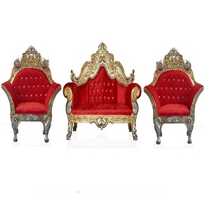 Sofá tallado de pavo real para escenario de boda, conjunto de sofá de diseño, de la mejor calidad, para novia, novio, pavo real - Product Image 1