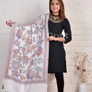 デザイナー手作りパシュミナスカーフ-ガールズネックラップヒジャーブショール-卸売インドの女性はパシュミナシルクショールを着用