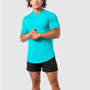 เสื้อยืดคอกลมสีขาวแบบสบายๆ สไตล์ลำลอง ดีไซน์ใหม่ตามสั่ง OEM  แบบเรียบ - Product Image 1