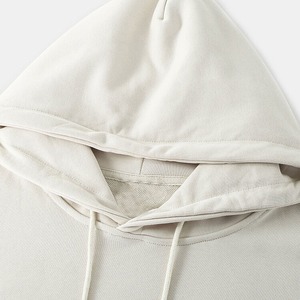 เสื้อฮู้ดดี้ผู้ชายคุณภาพสูง ผลิตตามสั่ง ผ้าฝ้ายฟลีซแท้ 100% สำหรับฤดูหนาว สีพื้น ไม่เป็นขุย ระบายอากาศได้ดี พร้อมปักโลโก้ รับผลิตแบบ OEM - Product Image 6