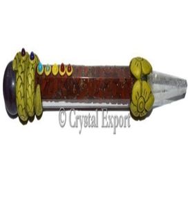 Varitas de orgón tibetano de jaspe rojo, varitas de orgón tibetano de jaspe rojo para la venta - Product Image 1