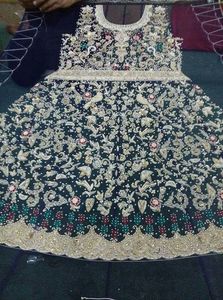 BEAUTIFUL HANDWORK <b>TOP</b> EMBROIDERY WITH CRYSTAL GLASS BEADS,DABKA,WORK for Party-WEAR/<b>WEDDING</b>@ 2022 - Product Image 2