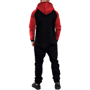 Ropa deportiva personalizada OEM al por mayor para hombre, chándal para correr, sudadera con cremallera y pantalones de retazos, chándal - Product Image 3