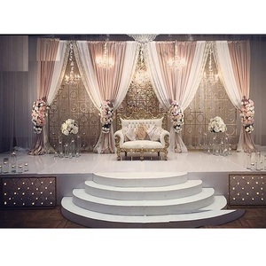 Decoración de Pared con Velas para Bodas al por Mayor, Elegantes Paredes de Velas para Bodas Musulmanas, Atractivas Paredes de Velas para el Fondo del Escenario de Bodas en el Reino Unido - Product Image 1