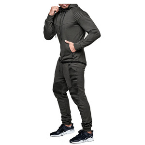 Survêtement personnalisé de haute qualité pour hommes Survêtement à capuche musclé Survêtements vierges vente de gros - Product Image 2