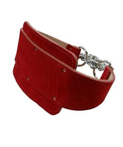 Wholesale Customized Cowhide Leather Non-Slip Durable Unisex Gym Safety Weightlifting Dipping <b>Belt</b> Steel <b>Chain</b> Fitness Exercise - Product Image 6