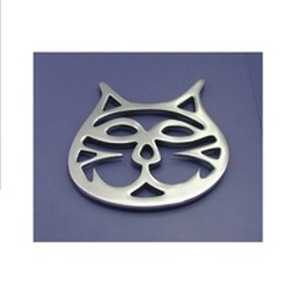 Kitchen Table Decor Table Coasters Irregular Shape Customized Wholesale Hand Made Stylish Aluminium Decorative Coaster - Product Image 3