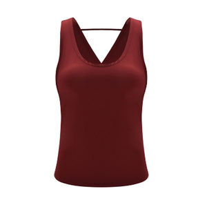 Camiseta sin mangas deportiva para Yoga, camiseta sin mangas con espalda cruzada para gimnasio, camiseta atlética de corte seco para fitness, camisa de entrenamiento para yoga - Product Image 6