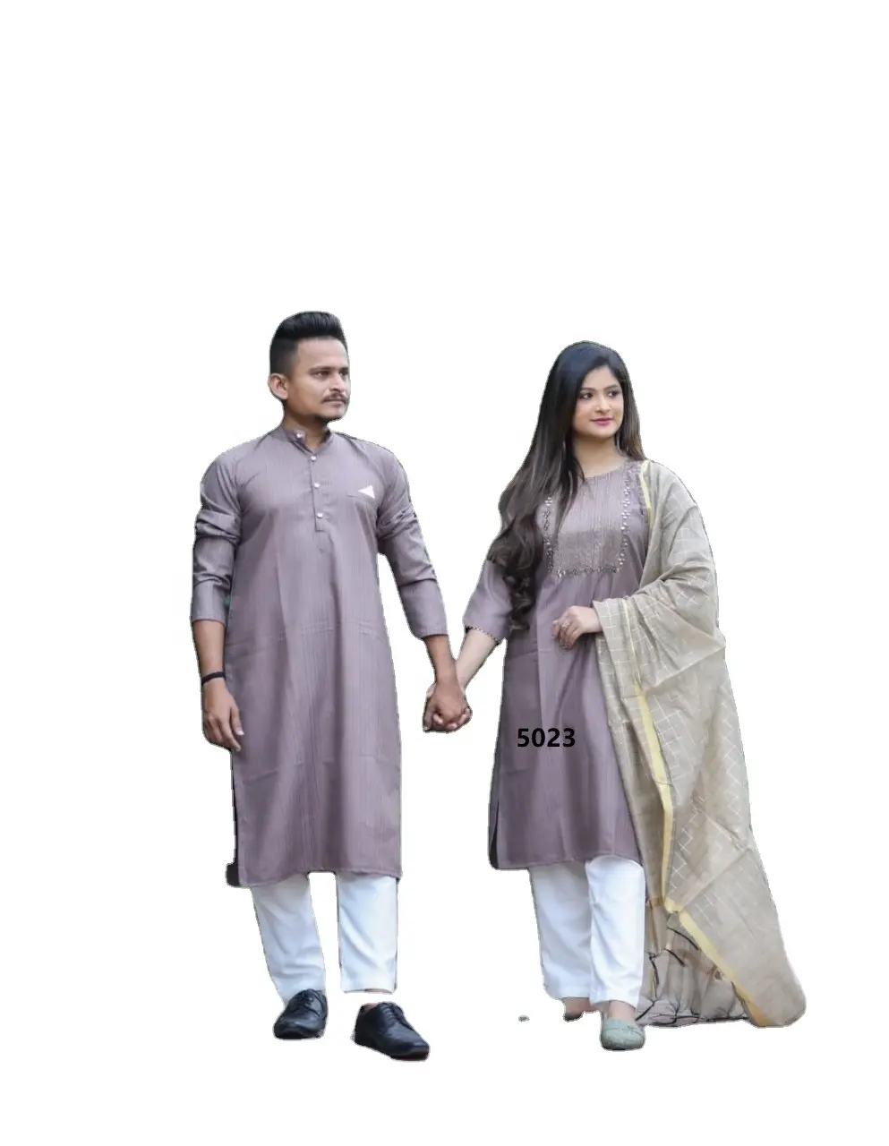 Latest Ethnic Clothing All Color Ready To Wear S M L XL XXL Kurti and Kurta Couple Combo Dress