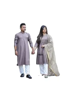New Arrival printed Cotton Kurta For Man Wedding Wear Cotton Kurta For Boys Cotton Fabric Kurta For Daily Wear 2023 collection