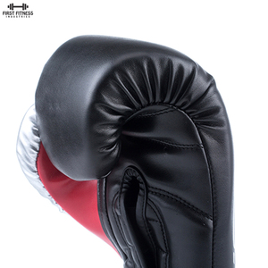 ถุงมือชกมวยหนังแท้สำหรับมืออาชีพถุงมือฝึกชกมวยโลโก้ได้ตามต้องการ - Product Image 6