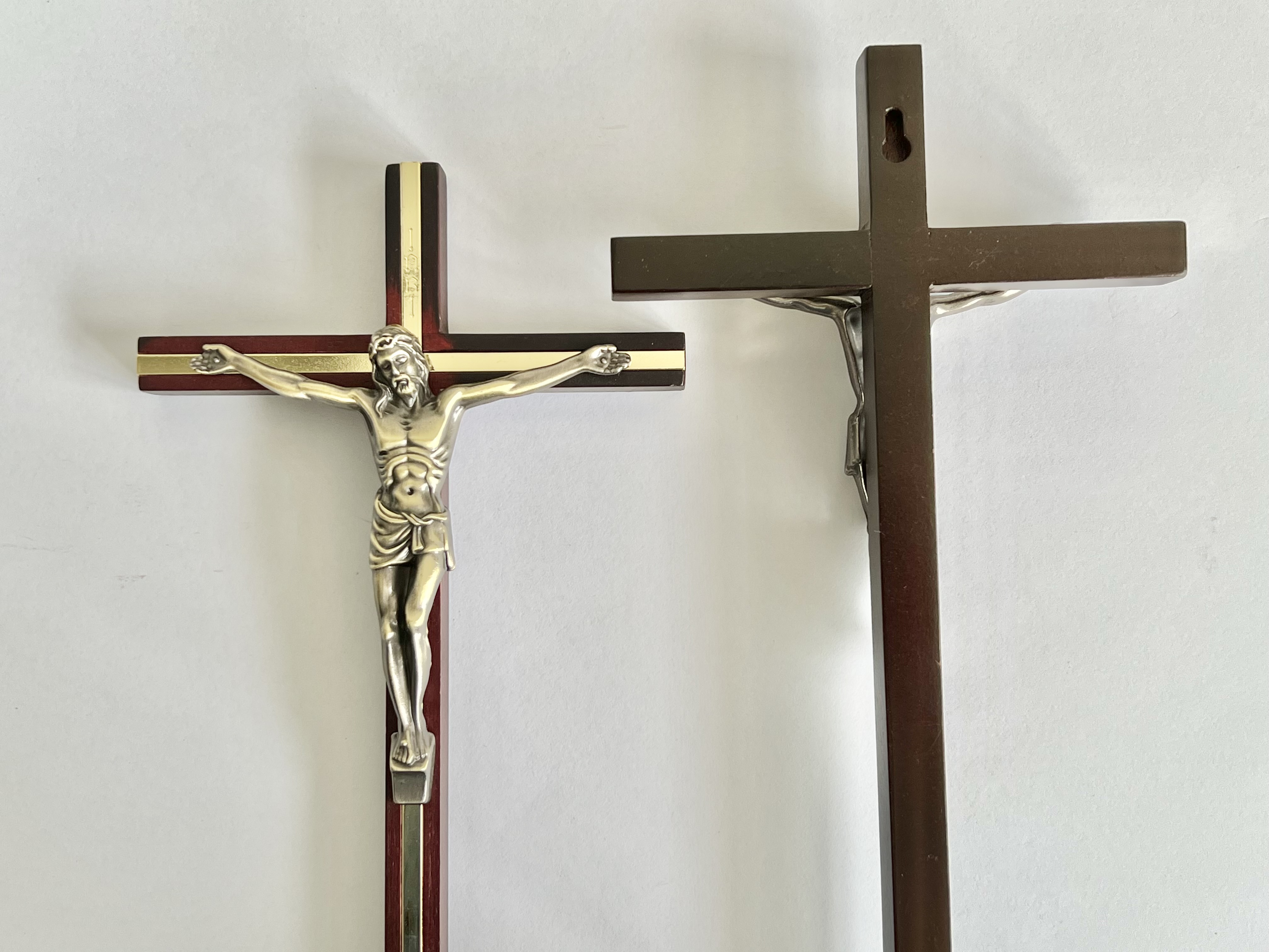 十字架 木製十字架 イエス キリスト 吊り下げ式 宗教的 感動的な INRI