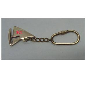 Nautical Brass Ship Anchor Keychain - Product Image 4
