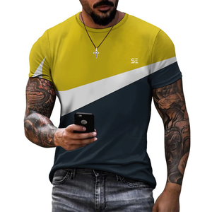 2025 Wholesale Custom Logo Printing Plain Dyed Washed Heavy Weight Cotton Moisture Breathable <b>Stretch</b> Loose <b>Mens</b> T Shirts - Product Image 4