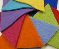 Aiguille de tissu non tissé en feutre de Kubu en microfibre de polyester 100% écologique de haute qualité perforée dans des options colorées Made Vietnam