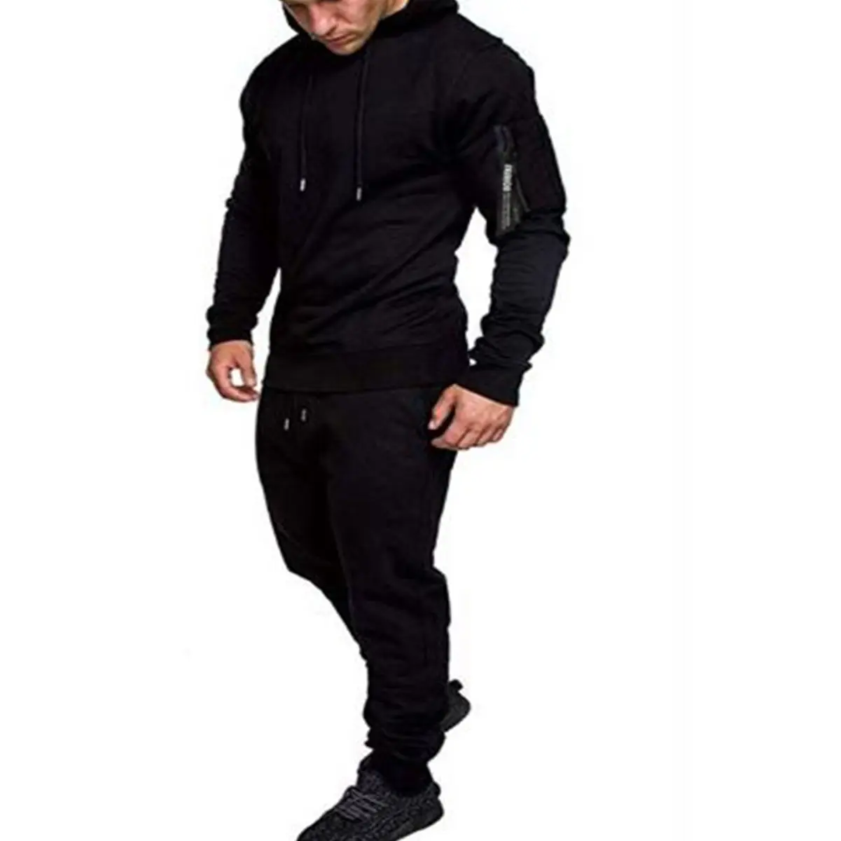 wholesale men jogger sweat suit Sweat Suit For Men 2024 Custom Logo Unisex Plain Sport Wholesale Vendor Cotton Tracksuit