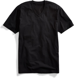 เสื้อยืดผ้าฝ้ายคอวีไซส์ใหญ่พิเศษเสื้อแขนสั้นลำลองแห้งเร็วและระบายอากาศได้ดีทนทานสำหรับสวมใส่ในชีวิตประจำวัน - Product Image 2