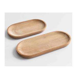 Plateau de service décoratif de forme ronde, plateau de service de table pour maison hôtel et Restaurant avec poignée latérale - Product Image 2