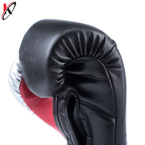 Guantes de Kickboxing de cuero hechos a máquina de calidad superior Gel Sparring Training Guantes de entrenamiento para boxeo para artes marciales - Product Image 6