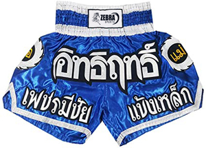 กางเกงชกมวยไทย MMA คิกบ็อกซิ่ง ผ้าโพลีเอสเตอร์ 100% ระบายอากาศ แห้งเร็ว พิมพ์ลายโลโก้ตามสั่ง สำหรับฝึกซ้อมในยิม  รับพิมพ์ลายแบบซับลิเมชั่น - Product Image 5