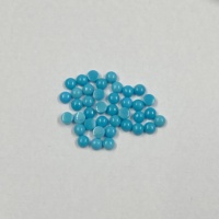 Meilleures ventes, prix le plus bas, pierres précieuses rondes en turquoise d'Arizona naturelle de 2 mm, cabochon, pierres précieuses calibrées en vrac, provenant du fabricant