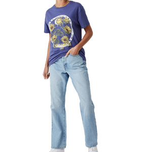 Camiseta 100% de algodón para niñas y estudiantes, colección de verano con color brillante, novedad - Product Image 4