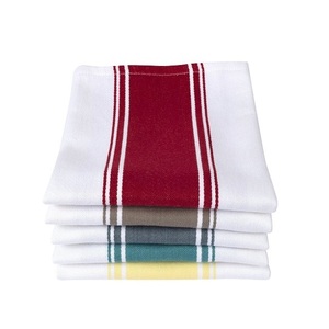 Grey <b>Striped</b> wholesale 100% Organic Cotton digital printing kitchen tea <b>towel</b> Hot sale products GOTS Certificate - Product Image 3