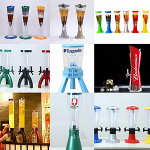 Hoegaarden-dispensador de cerveza blanco, torre para bebidas - Product Image 2