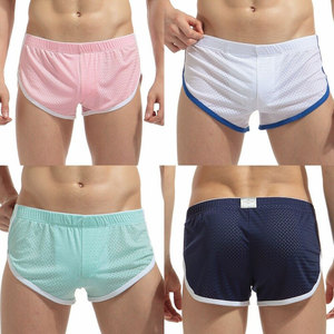 Boxers pour hommes personnalisés 2022 en gros, avec logo sur la ceinture, imprimé cachemire, en Spandex et Polyester, grandes tailles - Product Image 2