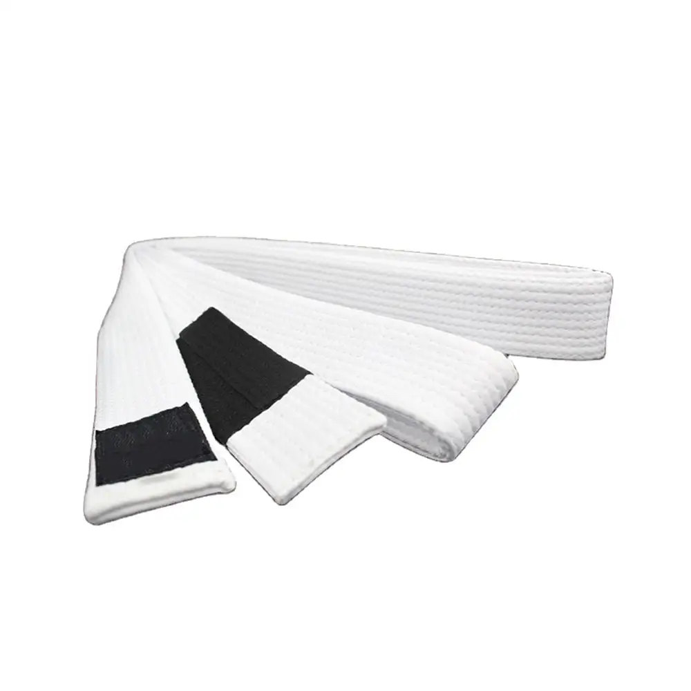 Arts martiaux toutes les couleurs Karaté Taekwondo Couleur bjj gi ceinture personnalisée Arts martiaux ceinture Double Wrap Taekwondo bjj ceinture