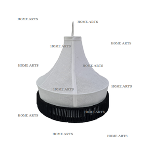 Plateau de service alimentaire en jute de dernière conception avec couvercle en tissu Plateau de service à dessert de forme ronde de la plus haute qualité - Product Image 5