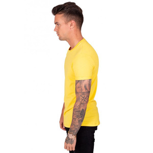 Top qualité 100% coton coupe ample couleur bloc t-shirt pour hommes Streetwear personnalisé bouffée imprimé logo goutte épaule homme t-shirt - Product Image 6