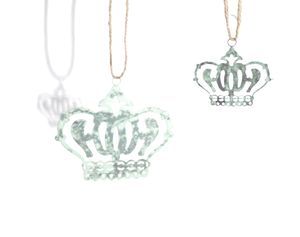 Couronne de GREE en métal, ornement suspendu de noël, décoration d'arbre de noël en métal de haute qualité, meilleure vente - Product Image 1