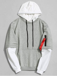 Sweater Hoodies Embroideries Logo Fleece PullOver Men's Hoodie Custom Hoodies - Product Image 2