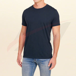 Calidad superior al por mayor personalizado bordado impresión logo algodón verano manga corta gimnasio fitness diferente color Camiseta Hombre - Product Image 5